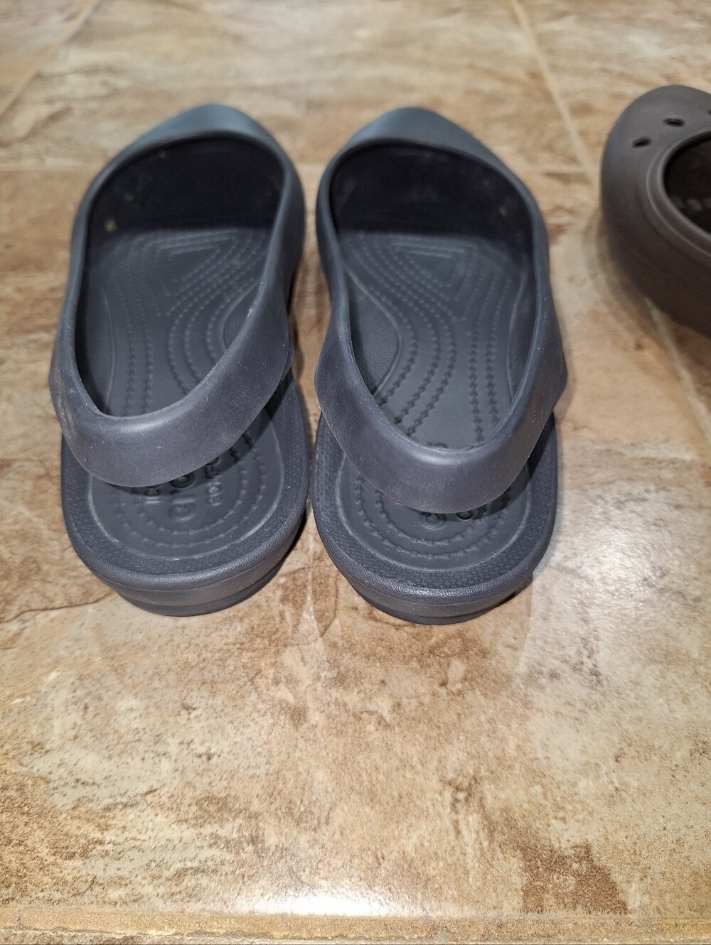 CROCS Navy, Black, Brown Casual Slip-On Shoes. 3 Pairs! - Picture 6 of 17